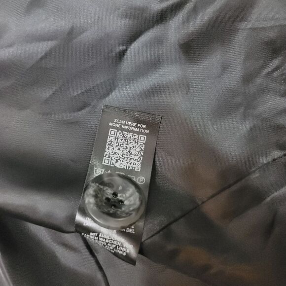 NEW ASOS DESIGN New Perfect Longline Shape Blazer in Black Size 12 - Picture 8 of 11